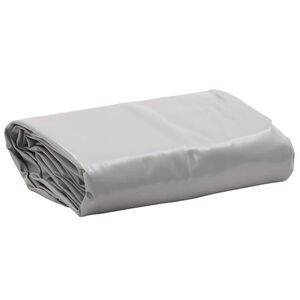 vidaXL Tarpaulin 650g / m&sup2; Grey 1 x 2.5 m Canvas with PVC Coating