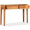 vidaXL Console Table Solid Wood 118x30x80 cm