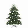 vidaXL Artificial Hinged Christmas Tree Green 150 cm PVC and Steel