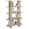vidaXL Book Cabinet/Room Divider Sonoma Oak 100x30x160 cm