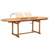 vidaXL 7 Piece Garden Dining Set Solid Wood Acacia and Textilene