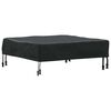vidaXL Table Cover Plain Black 72 x 72 x 15 cm Fabric