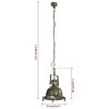 vidaXL Pendant Lighting 35x35x153 cm Aluminium