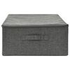 vidaXL Storage Box Fabric 70x40x18 cm Anthracite