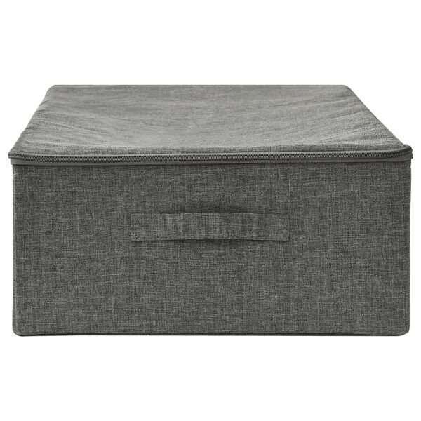 vidaXL Storage Box Fabric 70x40x18 cm Anthracite