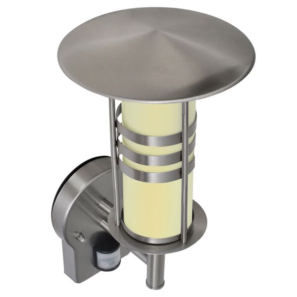 Wall Lamp Stainless Steel Pagoda Shape with Sensor