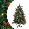 vidaXL Artificial Christmas Tree with 150 LEDs with Stand Green 120 cm