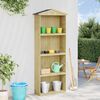 vidaXL Garden Tool Shed 80x33x222 cm Impregnated Pinewood