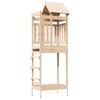 vidaXL Play Tower Brown 52.5 x 85 x 238 cm Solid Pine Wood