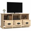 vidaXL TV Cabinet Sonoma Oak 100x35x50 cm Engineered Wood