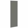 vidaXL Roller Blind Blackout Grey 65x210 cm Fabric Width 60.7 cm Polyester