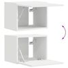 vidaXL TV Wall Cabinet 2 pcs White 39 x 31 x 29.5 cm Engineered Wood