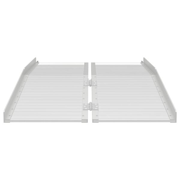 vidaXL Ramp for Wheelchair 270 kg Silver 270 kg Aluminium