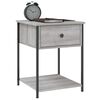 vidaXL Bedside Table Grey Sonoma 44x45x58 cm Engineered Wood