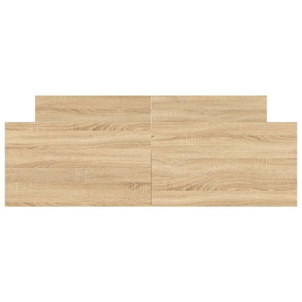 vidaXL Bed Frame without Mattress Sonoma Oak 135x190 cm Double