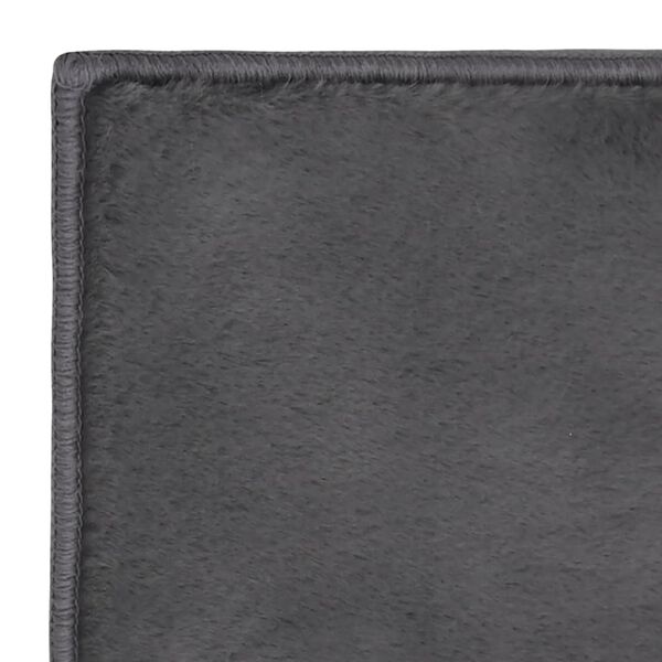 vidaXL Rug Faux Rabbit Pelt 180x270 cm Anthracite