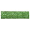 vidaXL Balcony Screen with Green Leaves 400x100 cm