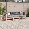 vidaXL 3 Piece Garden Sofa Set Solid Wood Douglas Fir