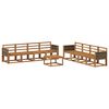 vidaXL Outdoor Sofa Set 7 pcs Natural Solid Acacia Wood
