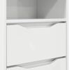 vidaXL Bedside Tables 2 pcs High Gloss White 40 x 30 x 467 cm