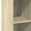 vidaXL Highboard Sonoma Oak 30x41x124 cm Engineered Wood