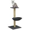 vidaXL Cat Tree with Sisal Scratching Post Dark Grey 74 cm