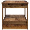 vidaXL Coffee Table Old Wood 72 x 50 x 50 cm Engineered Wood