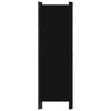 vidaXL 4-Panel Room Divider Black 200x180 cm