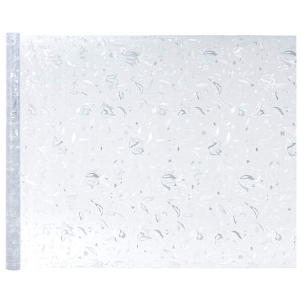 vidaXL Window Films 4 pcs Frosted Flower Pattern PVC