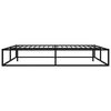 vidaXL Bed Frame without Mattress Black Metal 140x200 cm