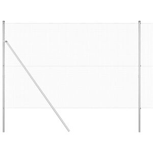 vidaXL Ground Fix Welded Wire Fence 25 x 1.6 m (W x H)