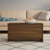 vidaXL Coffee Table Brown Oak 102x55.5x52.5 cm Engineered Wood