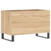 vidaXL Record Cabinet Sonoma Oak 74.5x38x48 cm Engineered Wood