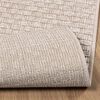vidaXL Area Rugs Square Cream 240 x 240 cm