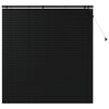 vidaXL Venetian Blind Black 155 x 160 cm 35 mm Solid Paulownia Wood