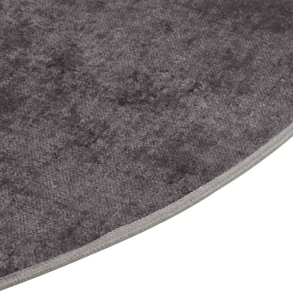 vidaXL Rug Washable &phi;120 cm Grey