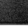 vidaXL Doormat Washable Black 90x120 cm