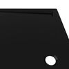 vidaXL Rectangular ABS Shower Base Tray Black 70x120 cm