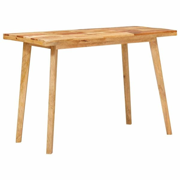 vidaXL Dinning Table Natural 100 x 55 x 75 cm Solid Mango Wood