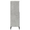 vidaXL Highboard Concrete Grey 60x36x110 cm Engineered Wood