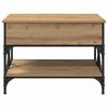 vidaXL Coffee Table Artisan Oak 70 x 50 x 50 cm Engineered Wood