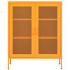 vidaXL Storage Cabinet Mustard Yellow 80x35x101.5 cm Steel