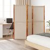 vidaXL 3-Panel Room Divider Taupe 210x180 cm