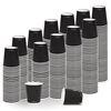 vidaXL Coffee Paper Cups 200 ml 1000 pcs Black