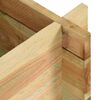 vidaXL Garden Raised Vegetable Bed Impregnated Pinewood 80 cm