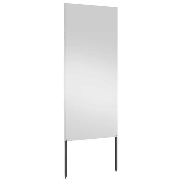 vidaXL Garden Privacy Screen Silver 50 x 140 cm Galvanised steel