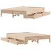 vidaXL Bed Frame without Mattress 140x190 cm Solid Wood Pine