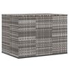 vidaXL Garden Cushion Box PE Rattan 145x100x103 cm Grey