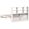 vidaXL Bookcase Bed without Mattress White 120x200cm Solid Wood Pine
