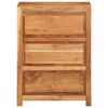 vidaXL Drawer Cabinet 55x33x75 cm Solid Wood Acacia
